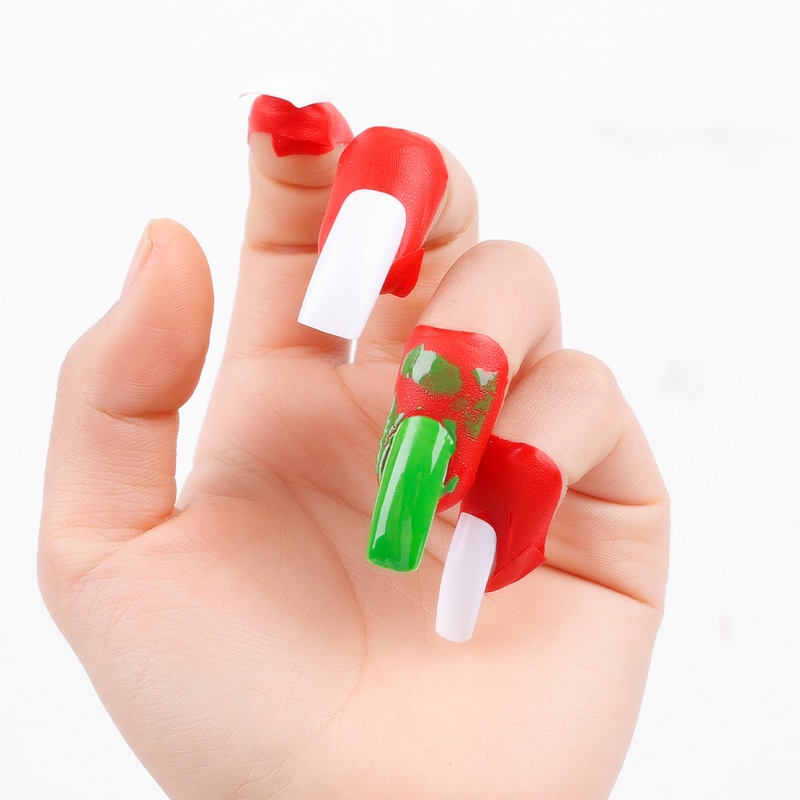 Bộ 10 Miếng Dán Chống Lem Sơn Móng Tay Sáng Tạo