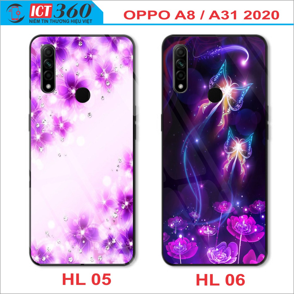 Ốp Lưng Kính OPPO A31 / A8 in Hình 3D - in theo yêu cầu
