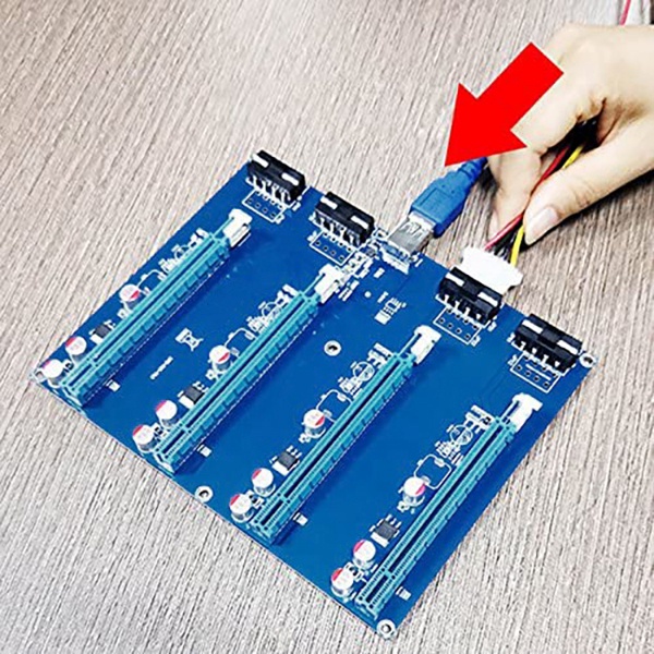 Bảng Mạch PCI-E X1-4 PCI-E X16 Chuyên Dụng Cho BTC Miner