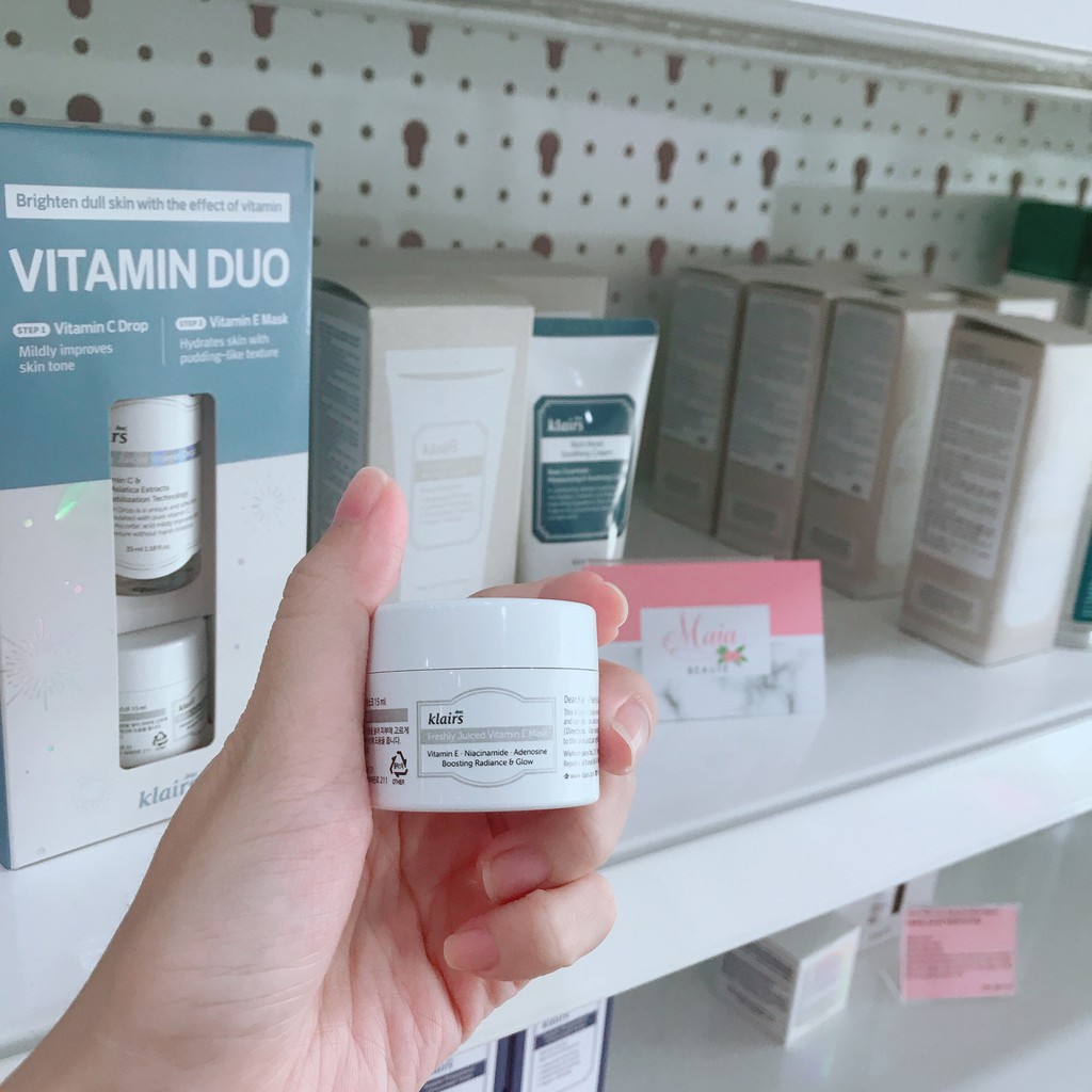 Bộ Đôi Dưỡng Sáng Tinh Chất Klairs Làm Sáng Da Freshly Juiced Vitamin Drop Duo Trial Kit