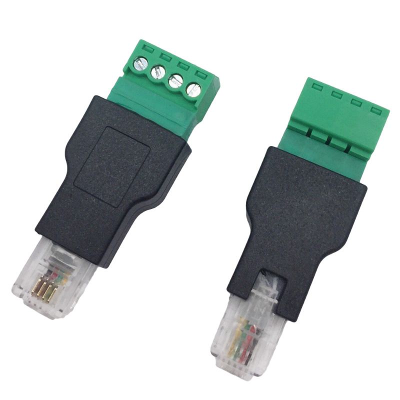 ✿ Đầu Kết Nối Mạng RJ11 4P 4C Male Sang 4 Pin