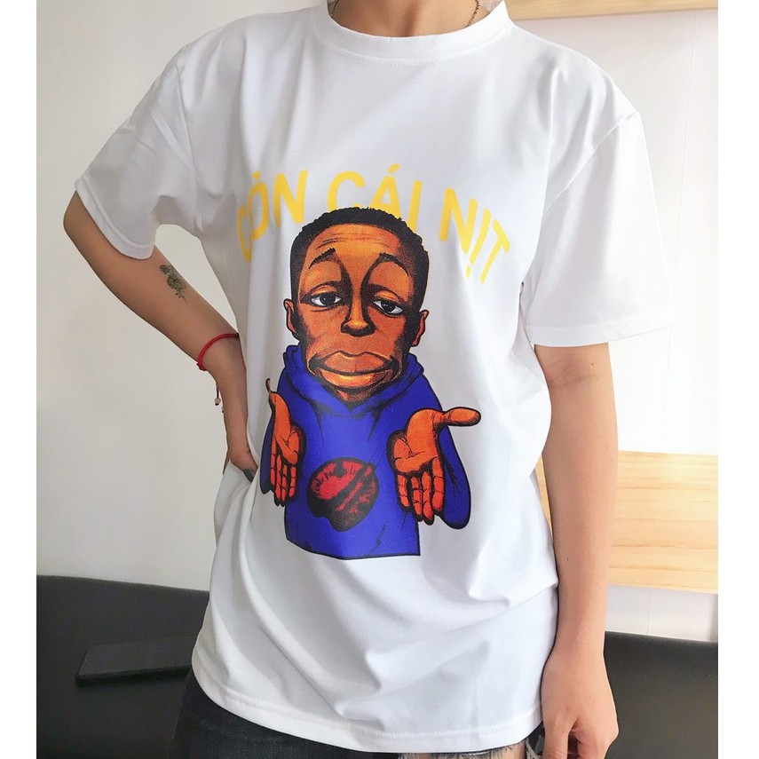 Áo phông Nam Nữ 🔅FULL SIZE🔅 Áo T shirt cổ tròn hot trend anh da đen còn cái nịt chất vải mềm mịn, thấm hút mồ hôi tốt | BigBuy360 - bigbuy360.vn
