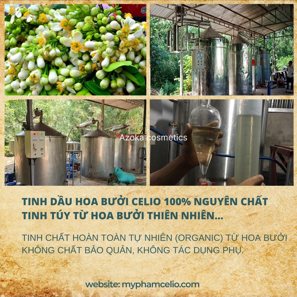 Xịt Tóc Tinh dầu hoa bưởi CELIO NGUYÊN CHẤT Dầu dưỡng tóc ngăn rụng tóc hỗ trợ mọc tóc làm sạch da đầu xịt thơm tóc