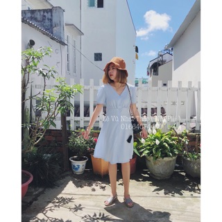 Đầm chun eo