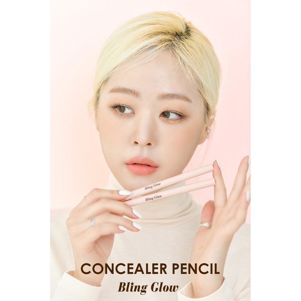 [Bling Glow] Concealer Pencil 2 màu / Che khuyết điểm / Che khuyết điểm mắt | BigBuy360 - bigbuy360.vn