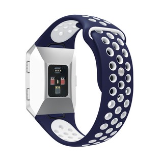 Dây đeo silicon 2 màu cho đồng hồ thông minh Fitbit Ionic
