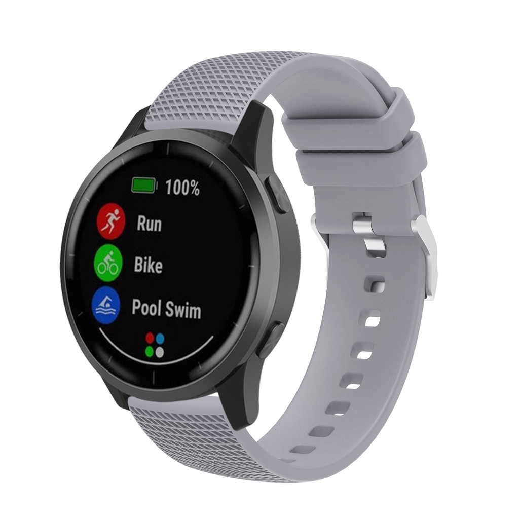 Dây Đeo Silicone Dành Cho Đồng Hồ Garmin Venu 2 2s Garmin Vivoactive 4S 4 3 Venu Forerunner 158 245 245M 645 55