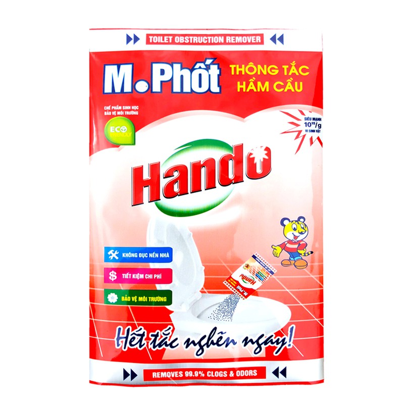 Bột thông tắc hầm cầu M.Phốt 215g  Hando