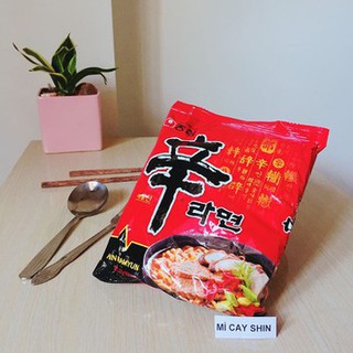 Mì Cay Shin Nongshim Hàn Quốc Vị Truyền Thống 3 Gói, Mỳ Cay SaChi247 M02