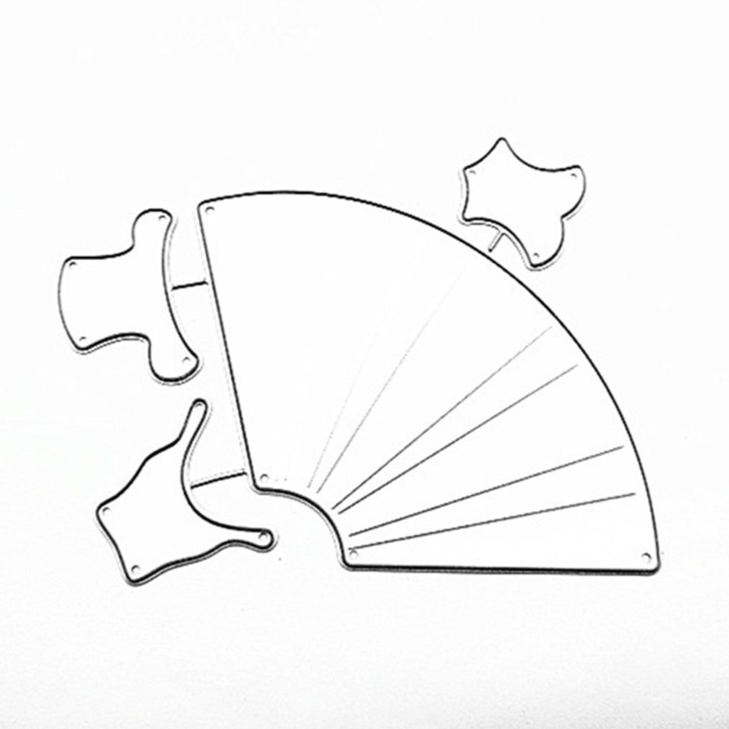 Khuôn Cắt Hình Đầm Dùng Trang Trí Thiệp Sinh Nhật / Scrapbook DIY