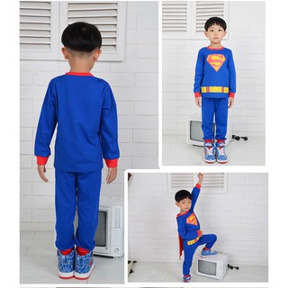 Quần Áo Siêu Nhân Super Man (Loại Tốt) 130cm
