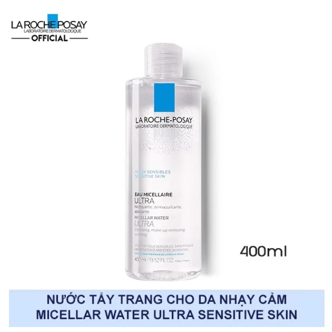 Nước Tẩy Trang La Roche-Posay Cho Da Dầu, Da Nhạy Cảm 400ml