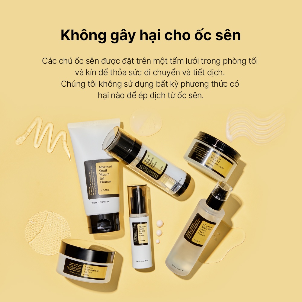 Kem dưỡng da mắt COSRX Advanced Snail Peptide Eyecream 25ml chiết xuất ốc sên cao cấp