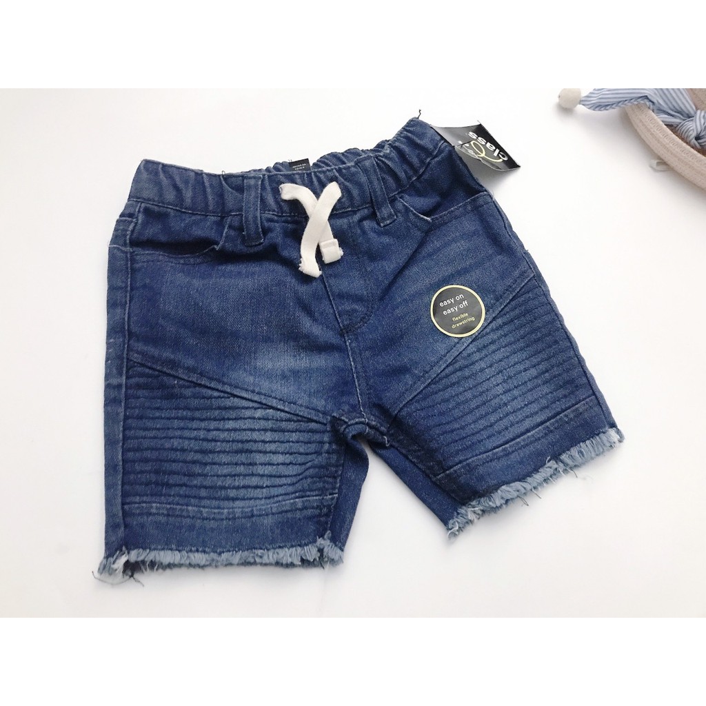 QUẦN SHORT JEANS VÂN NỔI ART CLASS BÉ TRAI NHÍ