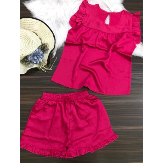 Set lụa satin đùi