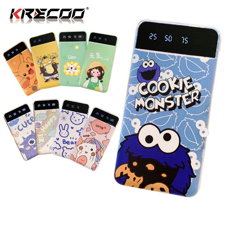 KRECOO Sạc dự phòng 20000mAh 2 đầu ra USB - K2.0