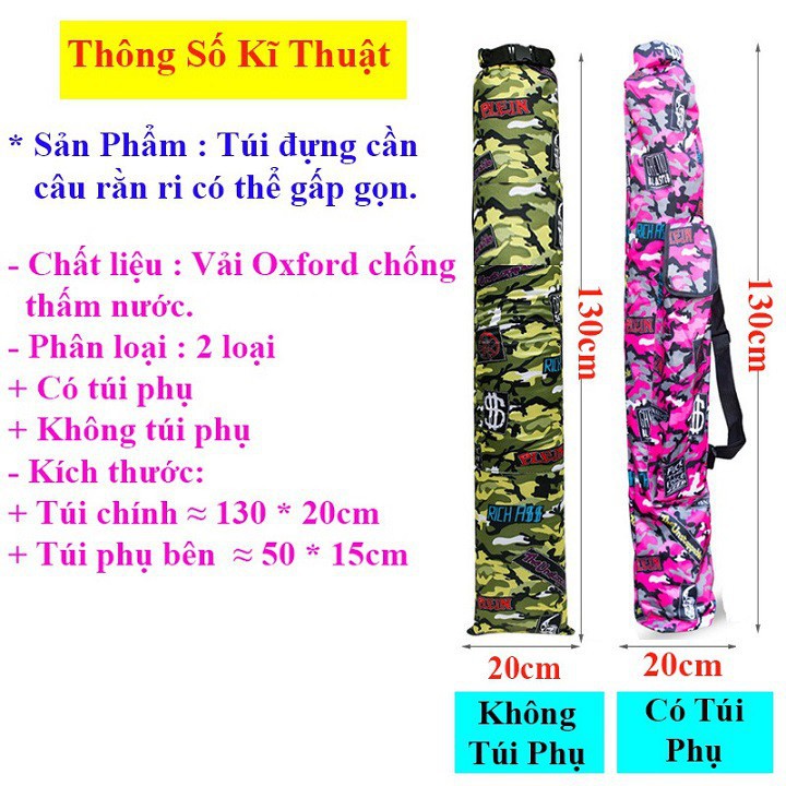 Túi Đựng Cần Câu Cá Rằn Ri, Túi Đựng Cần Câu Tay Tiện Dụng TDC2 đồ câu FISHING_HD