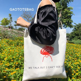 Túi tote vải bố WE TALK