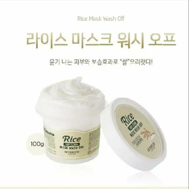 Mặt naj tẩy tế bào chết Skinfood Rice Mask