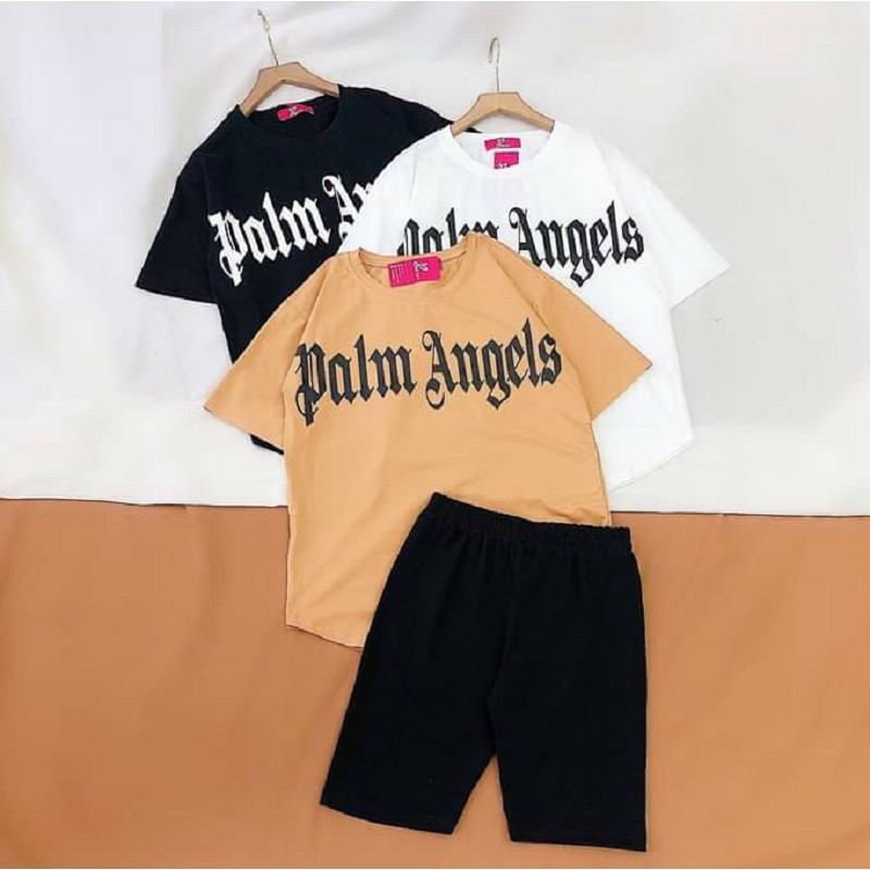 SET Bộ Áo Thun Phom Rộng + Quần Ngố Thun Ôm Legging Thời Trang HOT - BT Fashion (ANGLE 01) + Hình Thật, Video