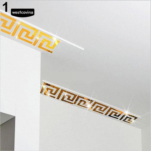 Sticker dán tường tráng gương dùng trang trí