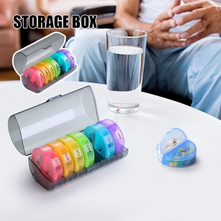 Hộp đựng thuốc 7 ngày 14 ngăn trong 2 lần có thể tháo rời chống ẩm tiện dụng
