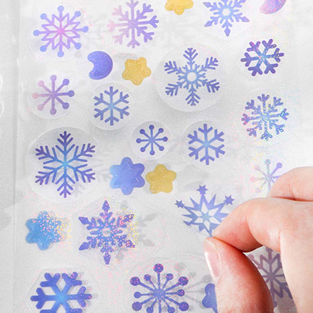 Set 81 Miếng Dán Trang Trí Sổ Tay Diy Hình Ngôi Sao Xinh Xắn