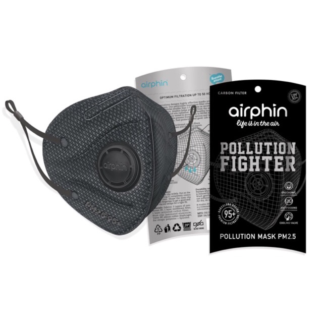 Khẩu trang Airphin lọc bụi mịn PM 2.5 | BigBuy360 - bigbuy360.vn