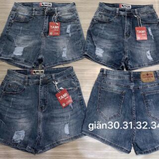 QUẦN SHORT JEANS CO GIÃN HÌNH THẬT