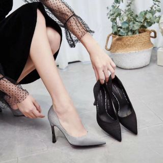 Giầy cao cấp gót cao 9f