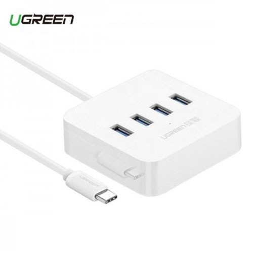 Hub Chia 4 Cổng USB Type C 3.0 Ugreen 30316 Hỗ Trợ Nguồn 5v- Hàng Chính Hãng