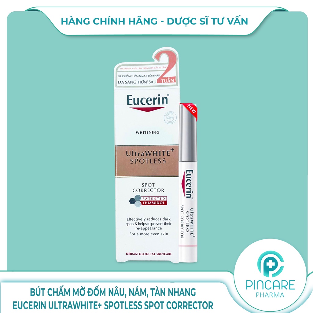 Serum giảm thâm dạng bút chấm Eucerin UltraWhite+ Spotless Spot Corrector 5ml - Hàng chính hãng - Nhà thuốc PinCare