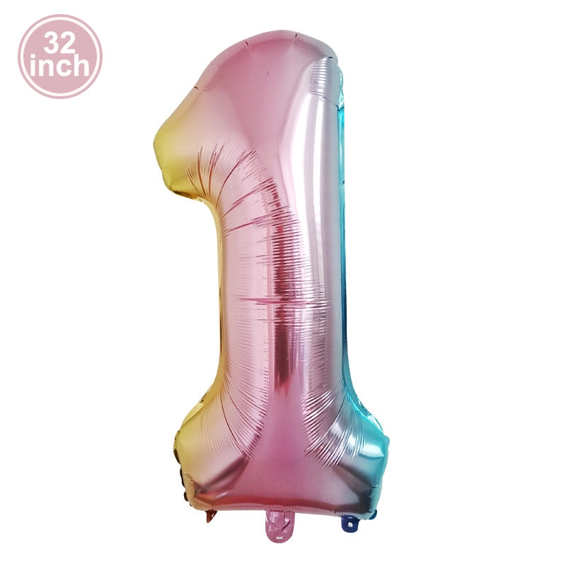 Bong Bóng Chữ Số 32 / 40 Inch Trang Trí Tiệc Tùng