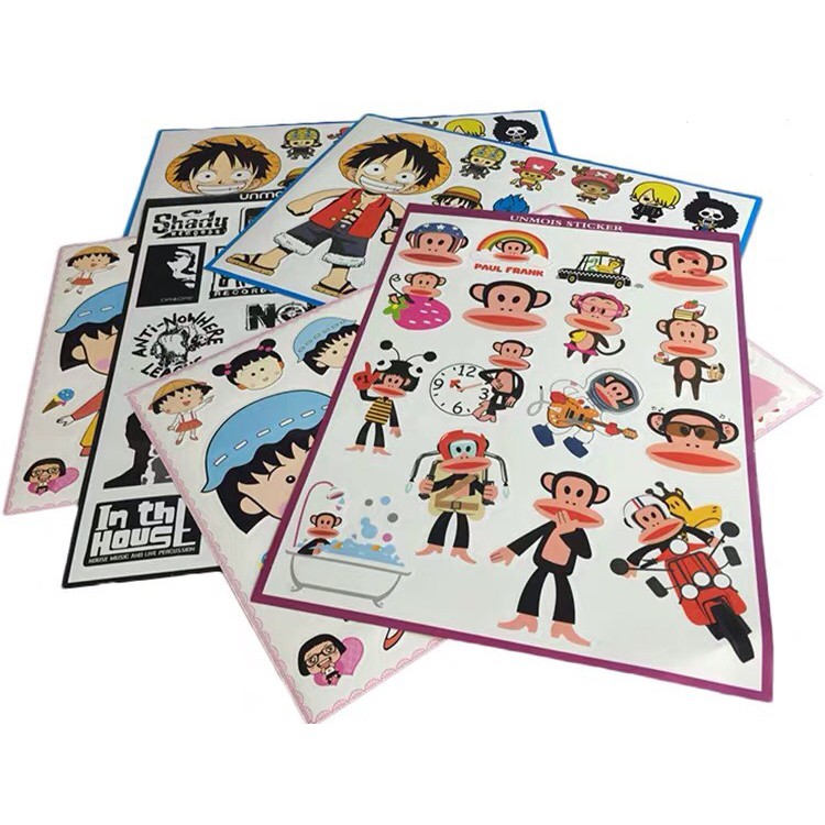 Sticker dán vali Bamozo cực đẹp