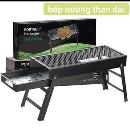 BẾP NƯỚNG THAN HOA HÌNH CHỮ NHẬT DÀI 60CM SIÊU TO