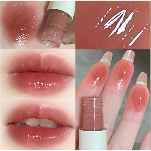 Son Bóng Dưỡng Ẩm Lâu Trôi Thiết Kế Hình Gấu Dễ Thương Daimanpu
