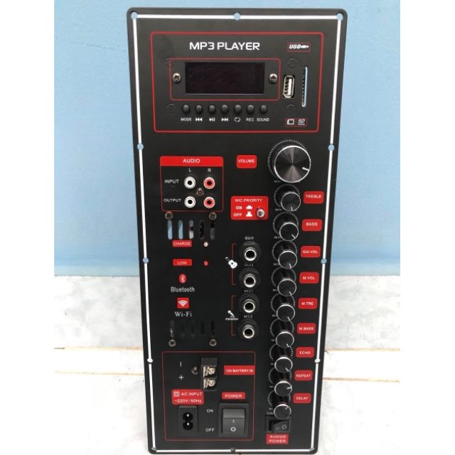 Mạch loa kéo 4 tấc đôi, 500w
