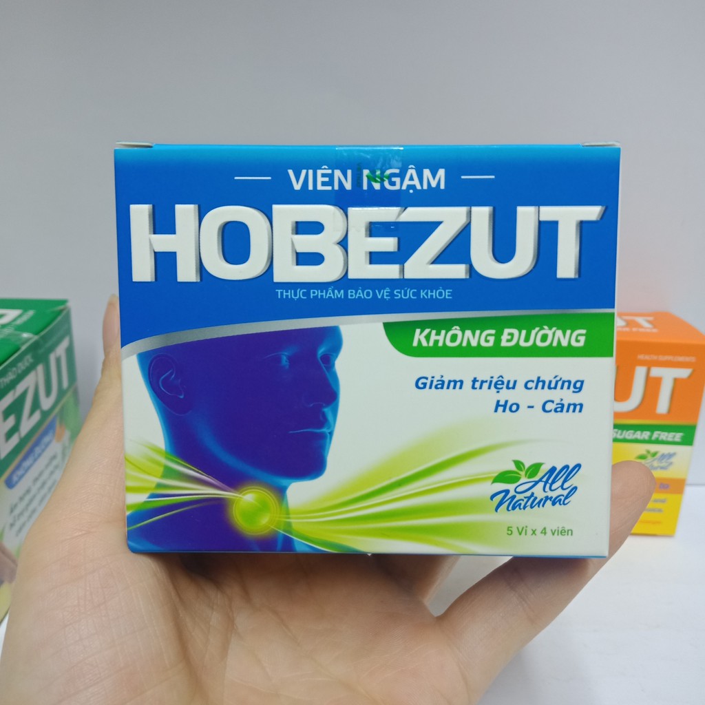 Viên ngậm Bezut hộp 5 vỉ x 4 viên