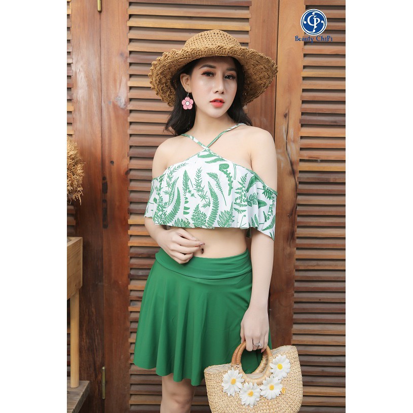 Bộ bơi bikini hai mảnh chân váy - Siêu HOT | BigBuy360 - bigbuy360.vn