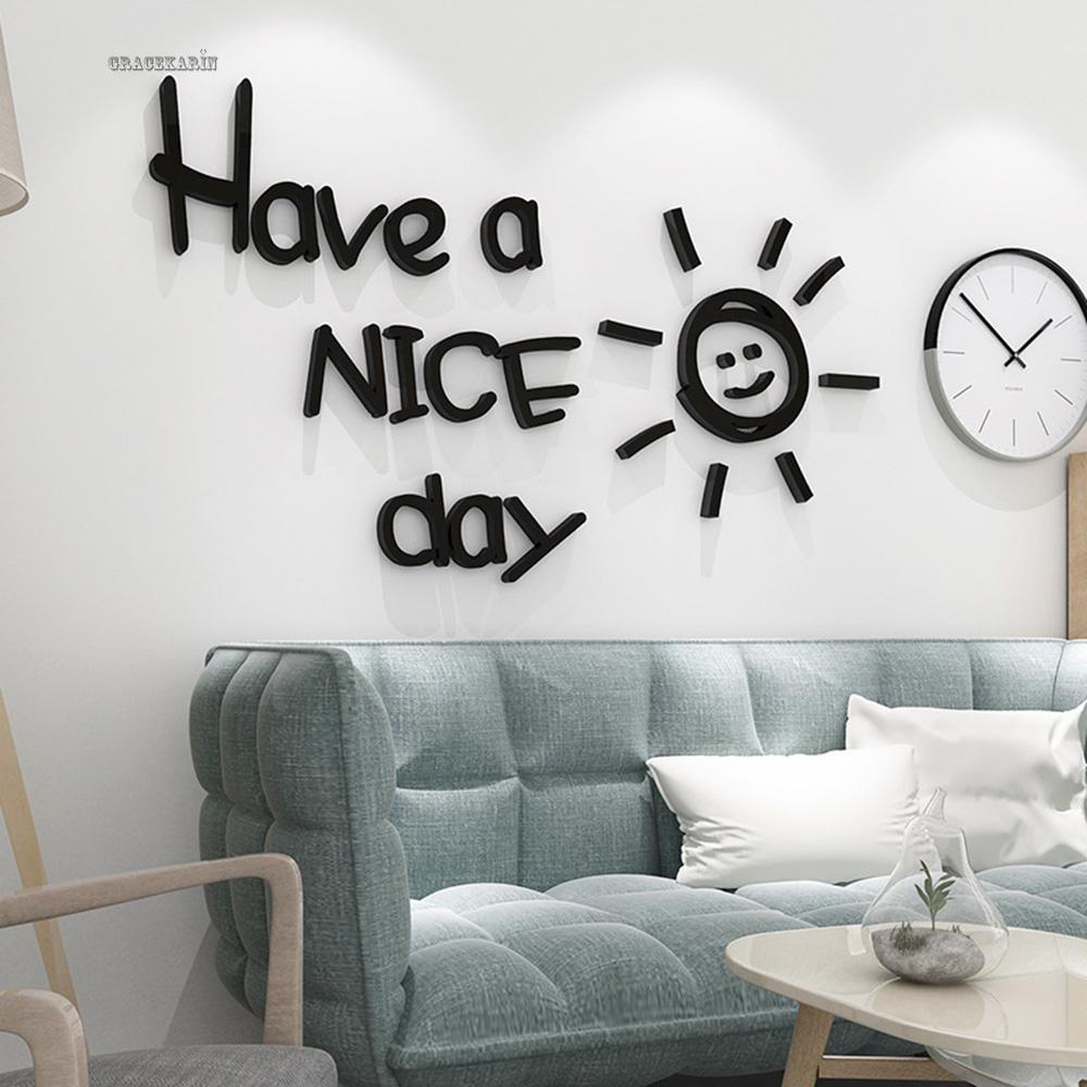 Sticker Dán Tường Chữ Have A Nice Day