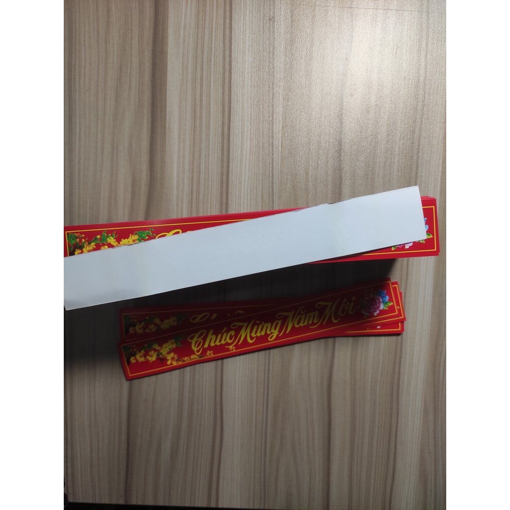 Miếng giấy dán Chúc mừng năm mới