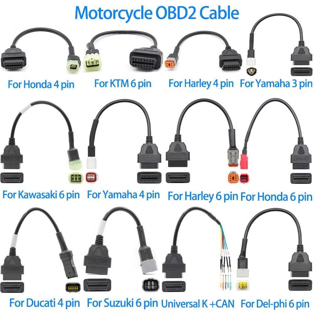 HONDA Dây Cáp Mở Rộng OBD2 Dài 32cm Cho Xe Mô Tô SUZUKI For Ducati