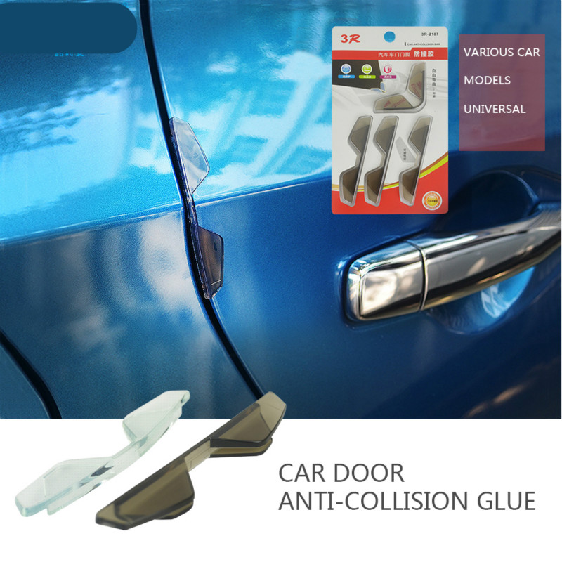 Set of 4 PVC Anti-Collision Door Border Stickers For BMW Audi