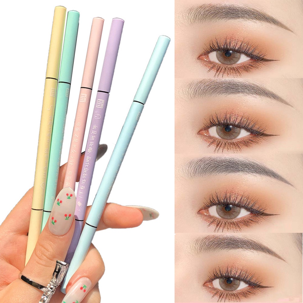 [Hàng mới về] Bút chì kẻ lông mày XIXI hai đầu có đầu cọ chải nhiều màu sắc tùy chọn lâu trôi chống thấm nước
