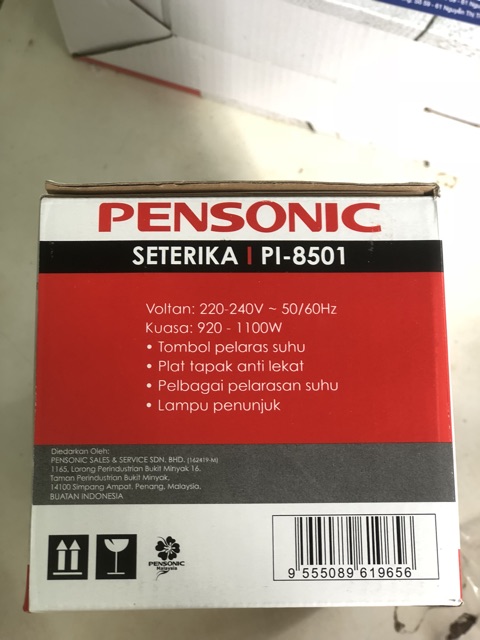 Bàn ủi khô Pensonic