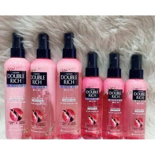 Double Rich Xịt dưỡng tóc chăm sóc tóc hư tổn ( hồng )120ml,  250ml hương nước hoa