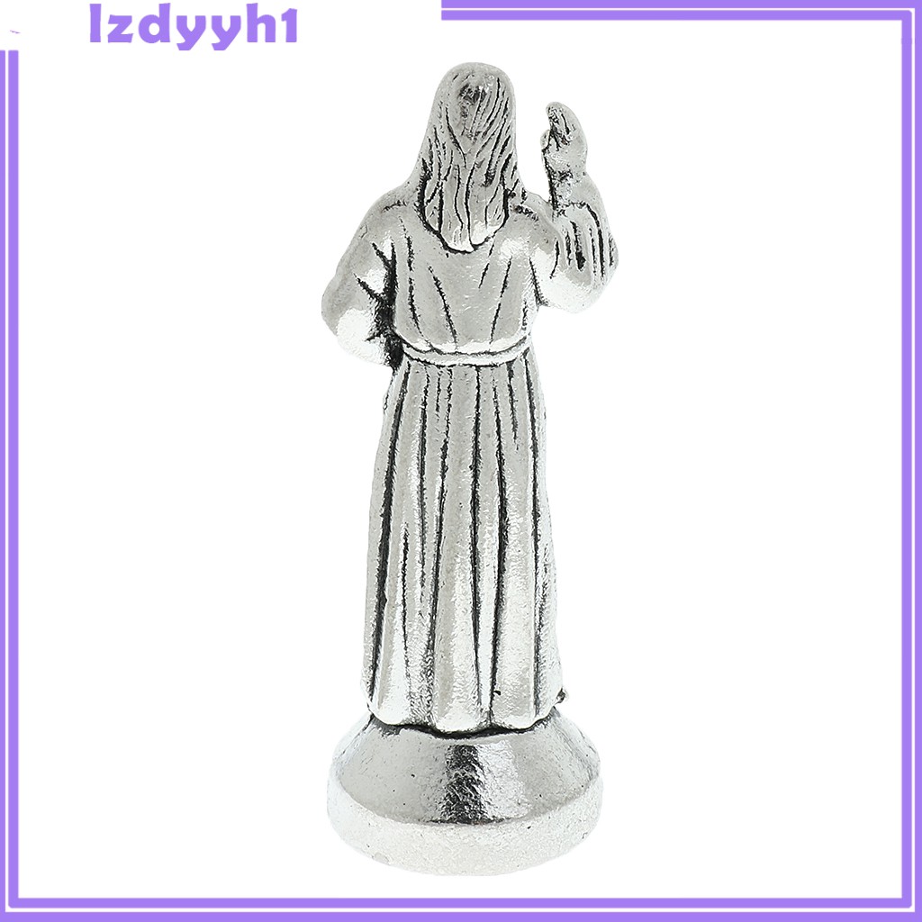 Mô Hình Tượng Chúa Jesus Bằng Hợp Kim Kích Thước 5cm / 7cm