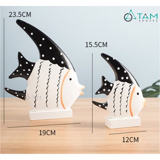 Cá gỗ trang trí CG04