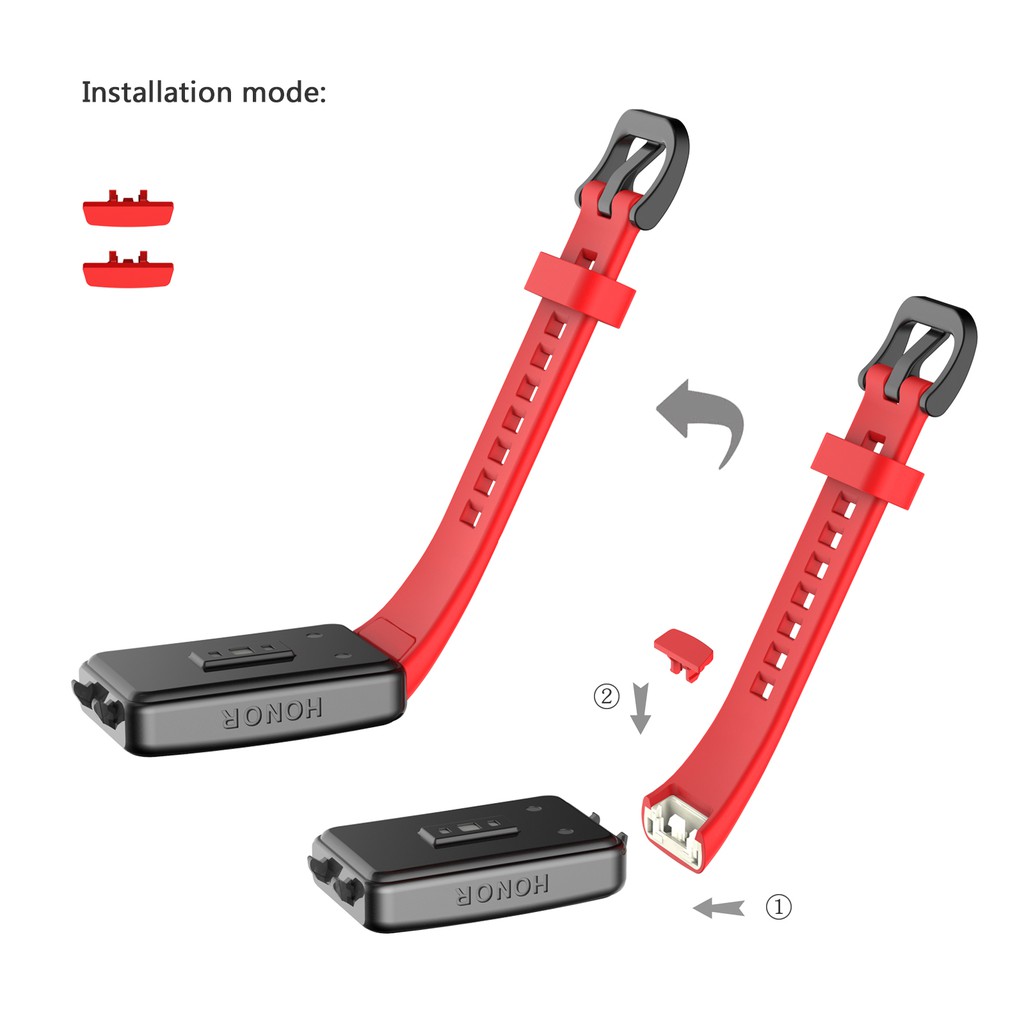 huawei band 6 Dây đeo cao su cho đồng hồ thông minh Huawei Band 6 Watch Fit