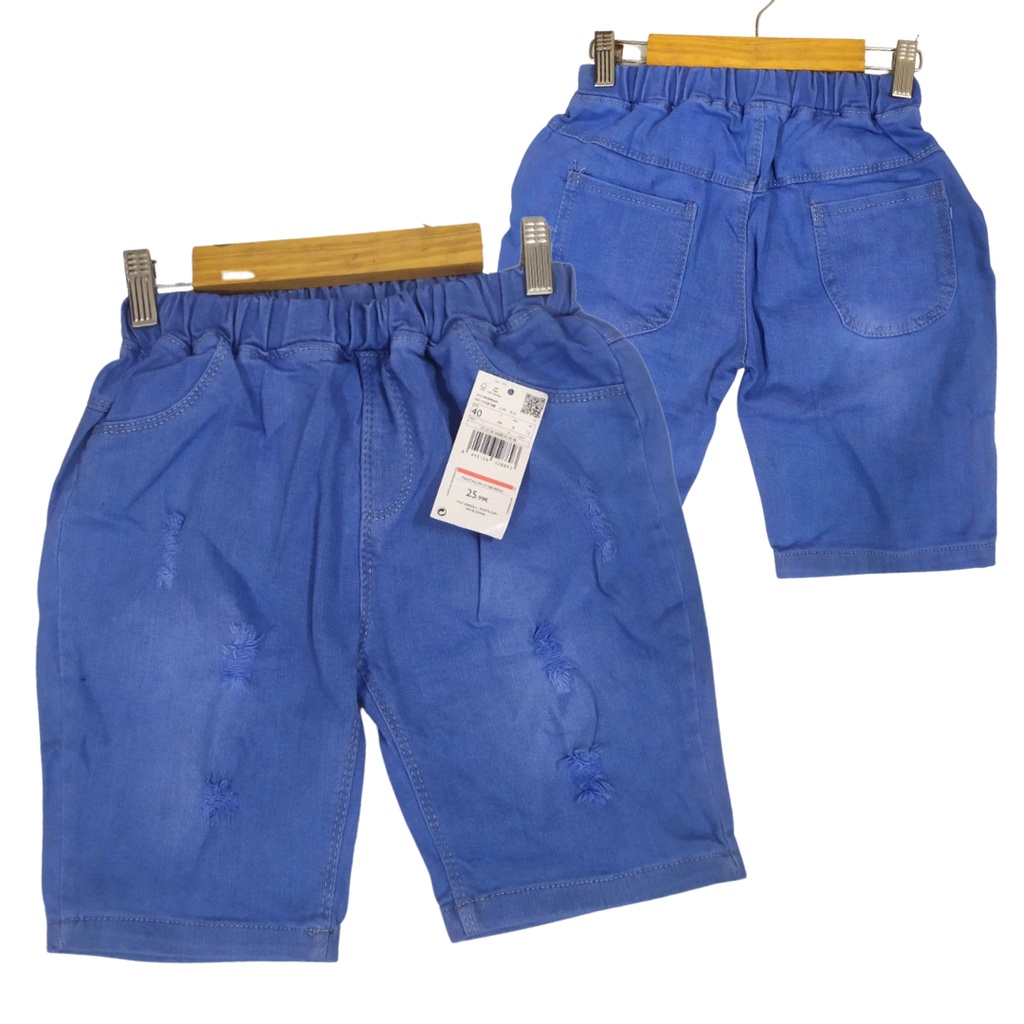 Quần jeans lửng rách cho bé 18-28kg